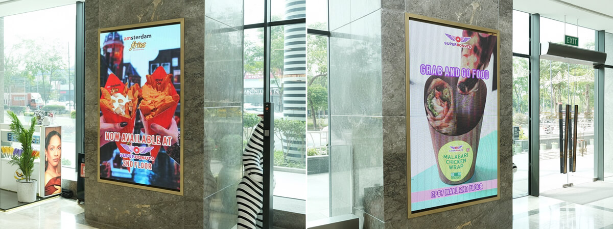 Wall Mounted Digital Displays (Unit of 5)